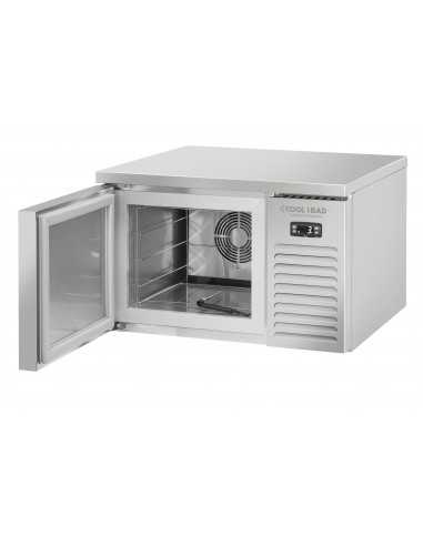 Abbattitore di temperatura -Capacità teglie n. 3 x GN 2/3 - Cm 76 x 72.5 x 85 h