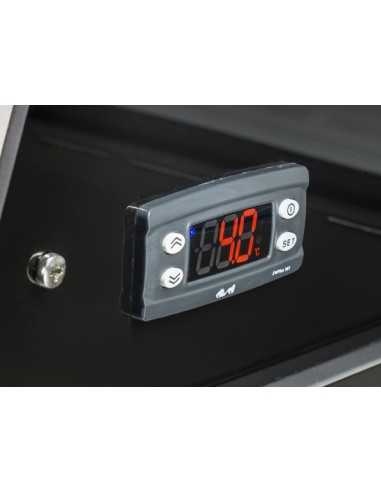 Sushi showcase with smooth top - Temperature 0...