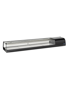 Vitrina para sushi con tapa lisa - Temperatura 0 +5 °C -...