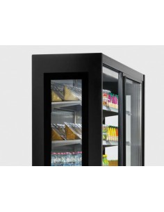 Refrigerated counter - Black - Static - Capacity 350 Lt-... 2