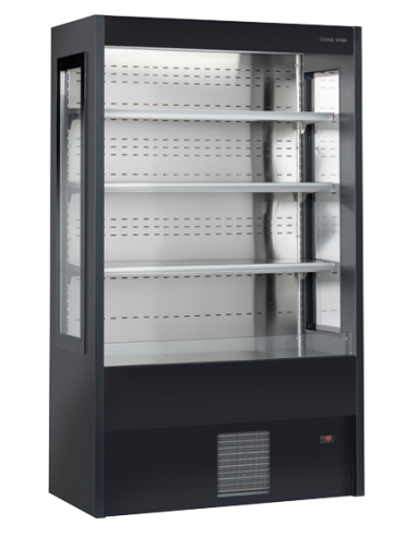 Refrigerated counter - Black - Static - Capacity 427 Lt- Temperature +°/+°C - cm 120 x 57 x 200h