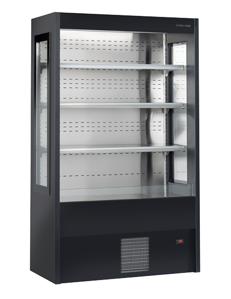 Refrigerated counter - Black - Static - Capacity 427 Lt- Temperature +°/+°C - cm 120 x 57 x 200h