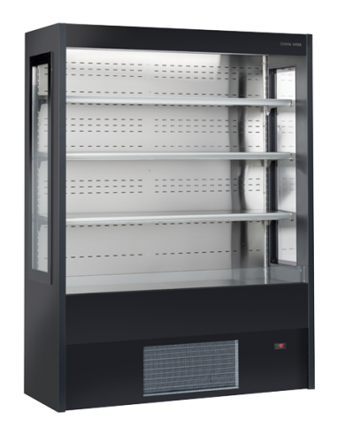 Refrigerated counter - Black - Static - Capacity 541 Lt- Temperature +°/+°C - cm 150 x 57 x 200h