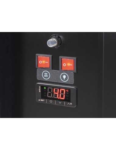 Vetrina refrigerata - Nera - Statico - Porte...