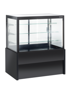 Refrigerated display case - Black - Static - Sliding...