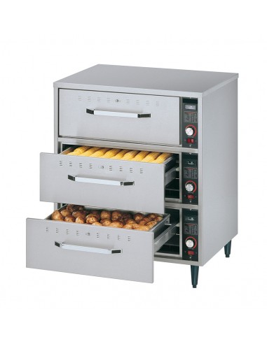 Hot drawers - N.3 drawers GN 1/1 - cm 74.9 x 57.5 x 79.4/89.6h