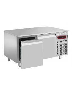 Mesa refrigerada - Cassetti n.2 x GN1/2+1/3 - cm 120 x 60...