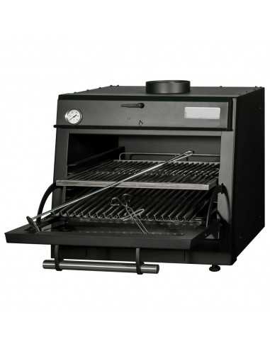 Forno a carbone - Produzione 60 kg/h - cm 70.6 x 61.3/92.5 x 69 h