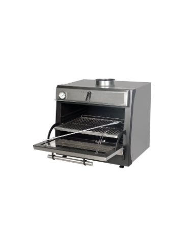 Forno a carbone - Produzione 60 kg/h - Portata carbone 3 kg -cm 70.6 x 61.3/92.5 x 69 h