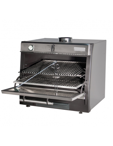 Forno a carbone - Produzione 75 kg/h - cm 80 x 67.5/99 x 69 h