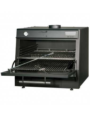 Forno a carbone - Produzione 75 kg/h - cm 80 x 67.5/99 x 69 h