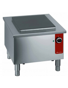 Placa de cocción con 1 placa cuadrada cm 40 x 40 - cm 58...