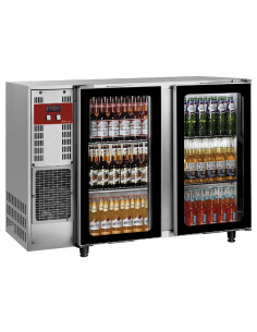 Refrigerated table - N.2 glass doors - cm 145.5 x 56.5 x...