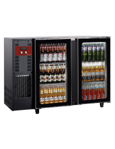 Tavolo refrigerato - N.2 porte vetro - cm 145.5 x 56.5 x...