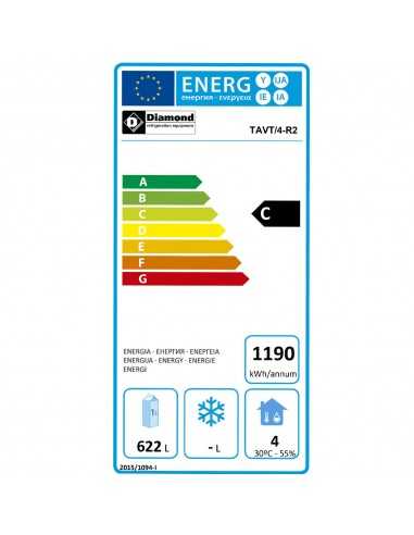 Tavolo refrigerato - N.4 porte - cm 267.5 x...
