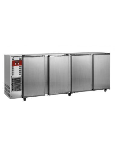 Tabla refrigerada - N.4 puertas - cm 267.5 x 56.5 x 89/90,5h