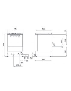 Lavadores - Cesta cm 35 x 35 - cm 42.5 x 45.5 x 64h 2