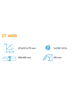 Lavabicchieri - Basket cm 40 x 40 - cm 47.5 x 50.5 x 71.9h 2