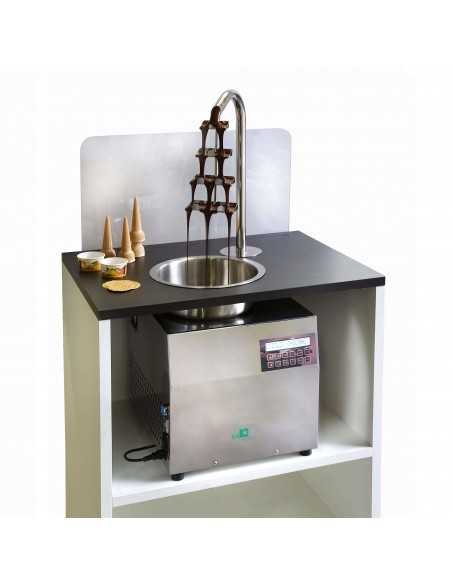 Choker de chocolate - bancos - baño 5,5 kg - cm 39 x 46 x 83 h