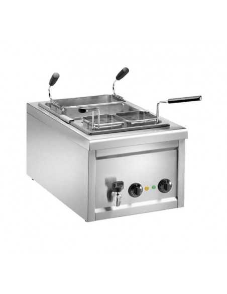 Electric countertop pasta cooker one 25 liter tank