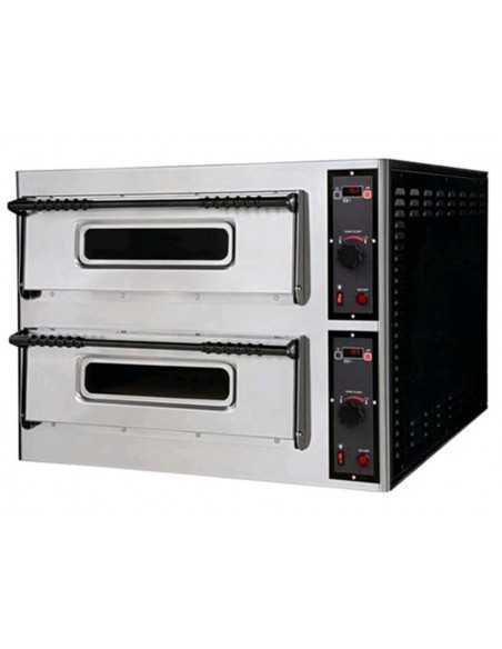 Electric pizza oven for 4+4 pizzas - Digital - cm 97.5 x 92.5 x 74.5 h Electric pizza oven for 4+4 pizzas - Digital - cm 97.5 x 92.5 x 74.5 h