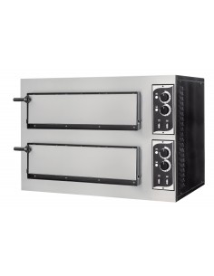 Forno pizza elettrico da 1+1 pizze - cm 91,5 x 69 x 62,5 h