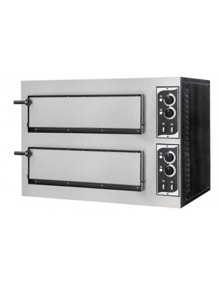 Forno pizza elettrico da 1+1 pizze - cm 91,5 x 69 x 62,5 h Forno pizza elettrico da 1+1 pizze - cm 91,5 x 69 x 62,5 h