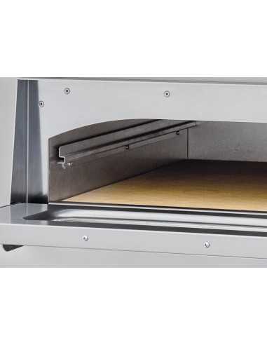 Horno de pizza eléctrico para 1+1 pizzas -cm 91,5 x 69 x 62,5 h