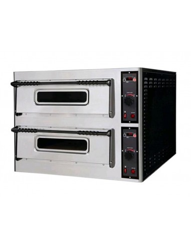 Electric oven - Digital - N.pizze 4+4 (Ø cm 32)- cm 97,5 x 92,5 x 74,5 h