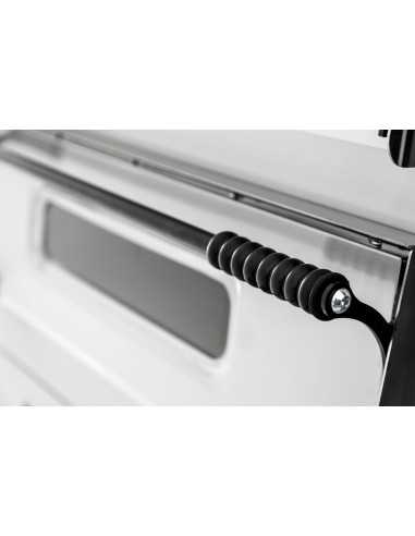 Horno de pizza eléctrico para 4 pizzas - cm 97,5 x 92,5 x 41,5 h