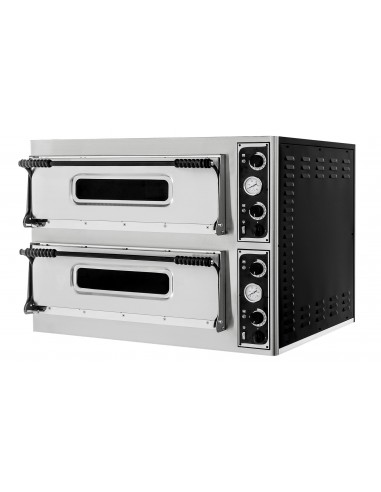 Electric oven - Mechanical - N.6+6 pizzas (Ø cm 35) - cm100 x 131,5 x 74