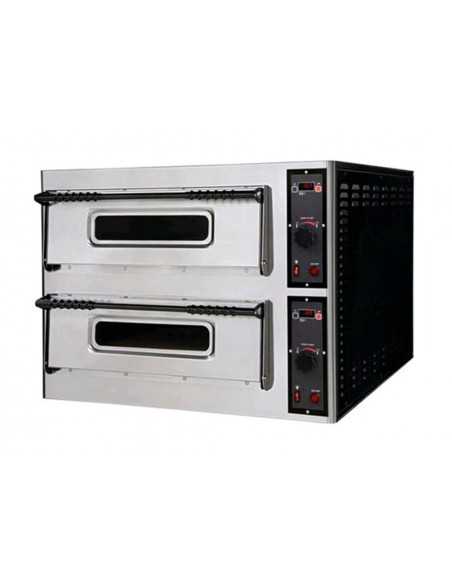 Electric oven 4+4 pizzas - Digital - cm 100 x 95.5 x 74.5h Electric oven 4+4 pizzas - Digital - cm 100 x 95.5 x 74.5h