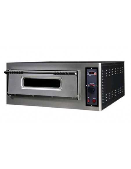 Forno pizza elettrico da 6 pizze - Digitale - Cielo e platea refrattari Forno pizza elettrico da 6 pizze - Digitale - Cielo e platea refrattari