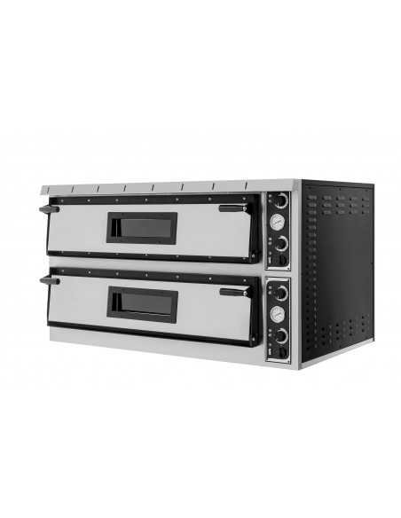 Horno eléctrico 9+9 pizzas - Digital - cm 136 x 132 x 74,5 h Horno eléctrico 9+9 pizzas - Digital - cm 136 x 132 x 74,5 h