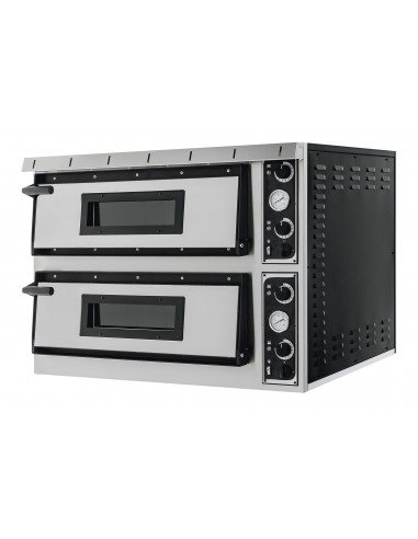 Electric oven - Mechanical - N°6+6 pizzas Ø 35 - cm 100 x 132 x 74,5 h