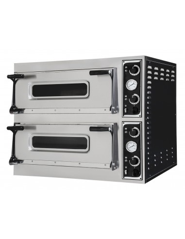 Electric oven - Digital - N°6+6 pizzas Ø 35 - cm 110 x 132 x 74