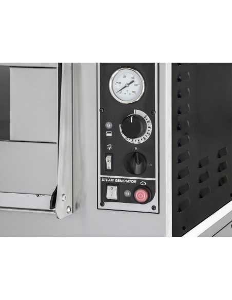 Electric oven 4+4 pizzas - cm 110 x 108 x 74.5 h Electric oven 4+4 pizzas - cm 110 x 108 x 74.5 h