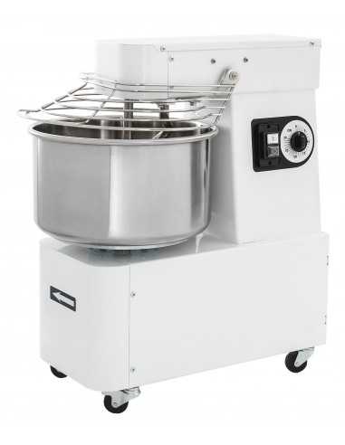 Spiral mixer - 1 speed - Capacity Kg 8/lt 10 - cm 29 x 59 x 58 h