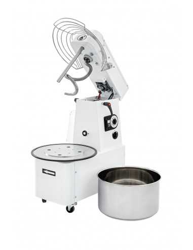 Spiral mixer - Two speeds - Kg17 / lt22 - cm 39 x 67 x 73.5 h