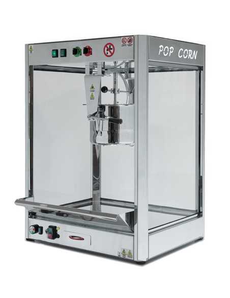 Oil Popcorn Machine - Capacity gr. 600/3 min - Cm 72 x 57 x 103 h