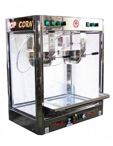 Máquina de aceite de maíz pop - 2 macetas -...