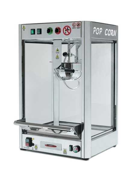 Oil Popcorn Machine - Capacity gr.300/3 min - cm 57 x 47 x 94 h