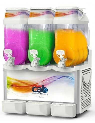 Multifunction slush machine - Capacity lt 12 + 12 +12 - cm 69 x 57 x 86 h