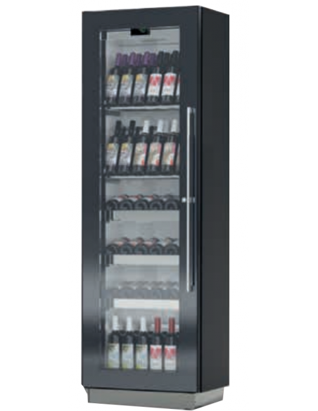 Vidrio vino - Temperatura +4+18°C - Tubos y cajones - cm 61x55x197 h