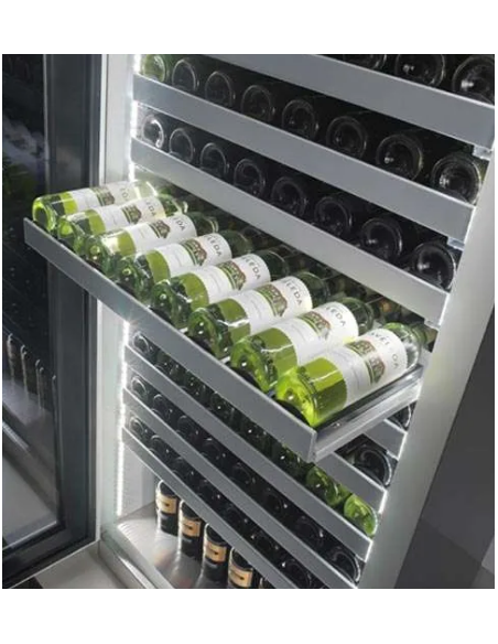 Vetrina vini - Temperatura +4+18°C - Tubi e cassetti - cm 61x55x197 h