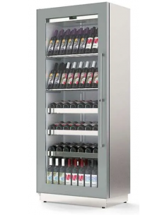 Vetrina vini - Temperatura +4+18°C - Cassetti legno e...