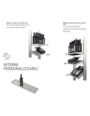 Wine glass - Temperature +4+18°C - Single-sided...