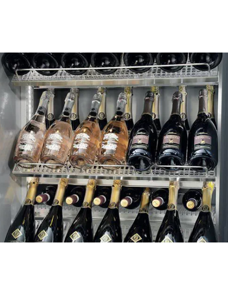 Vidrio vino - Temperatura +4+18°C - Un solo lado - cm 84 x 62.5 x 123 h