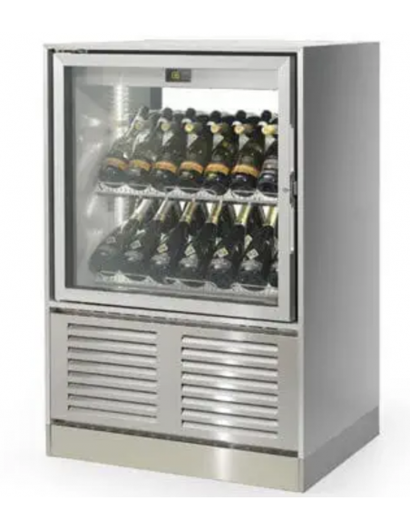 Vetrina vini - Temperatura +4+18°C - Monofacciale - cm 84 x 62.5 x 123 h