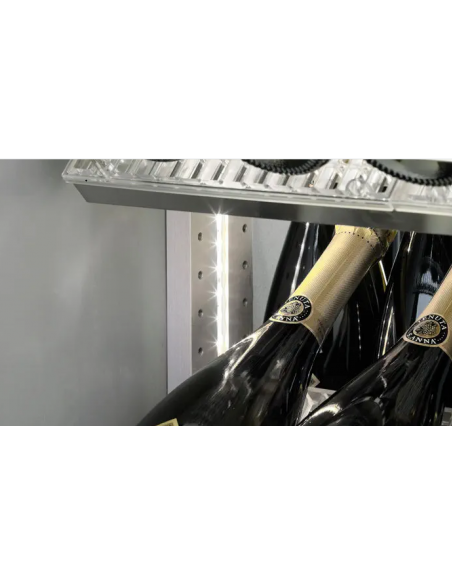 Vidrio vino - Temperatura +4+18°C - Un solo lado - cm 84 x 67 x 165 h